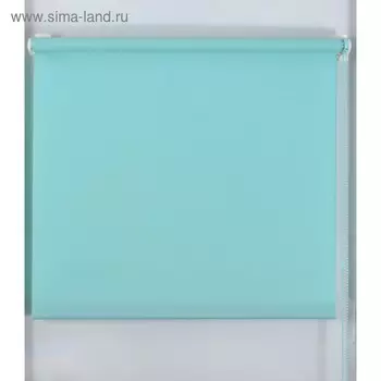 Рулонная штора «Простая MJ» 40х160 см, цвет бирюза
