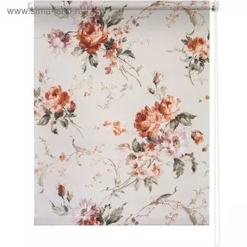 Рулонная штора «Розарий», 180 х 175 см, цвет коричневый