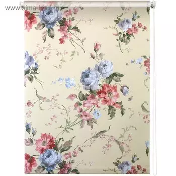 Рулонная штора «Розарий», 60 х 175 см, цвет бежевый