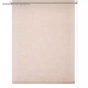 Рулонная штора «Шантунг», 120 х 175 см, цвет персик