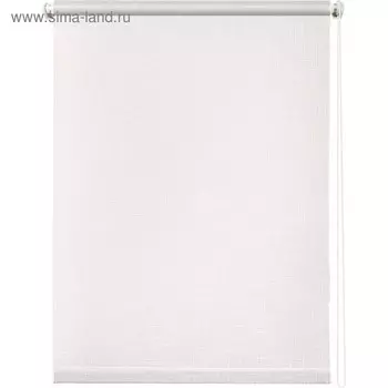 Рулонная штора «Шантунг», 140 х 175 см, цвет белый