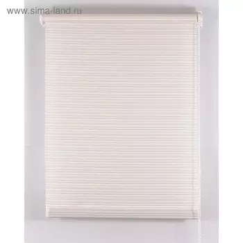 Рулонная штора «Зебрано», размер 200х160 см, цвет белый