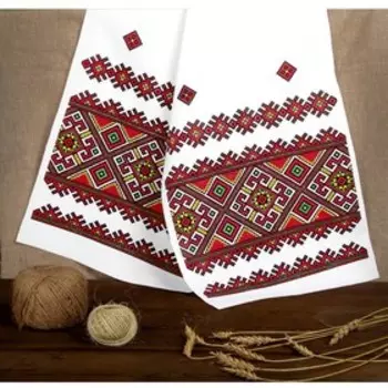 Рушник «Орнамент красный», 15036 см