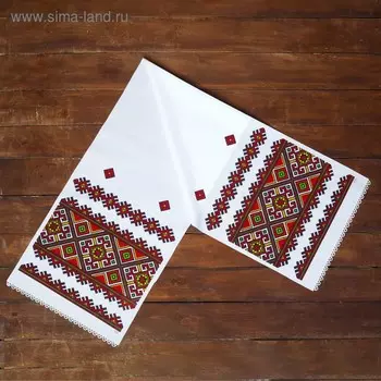 Рушник «Орнамент красный», 15036 см