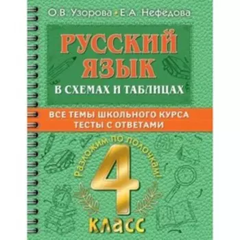 Русский язык в схемах и таблицах с тестами. 4 класс. Узорова О.В., Нефедова Е.А.