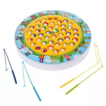 Рыбалка «Клёвое место», 45 рыбок, 4 удочки