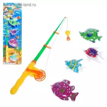 Рыбалка «Радужные рыбки», 4 рыбки