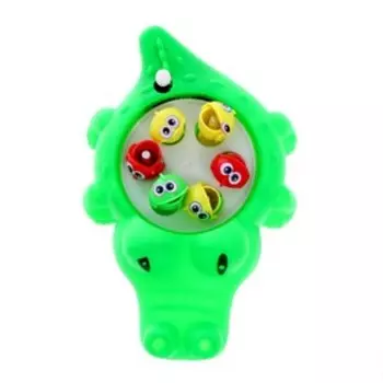 Рыбалка заводная «Морские приключения» 6 рыбок, 1 удочка, МИКС