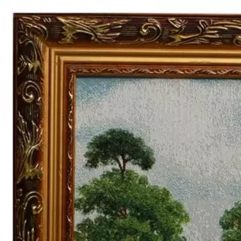 S203-50х80 Картина из гобелена "Летняя речка" (57х87)