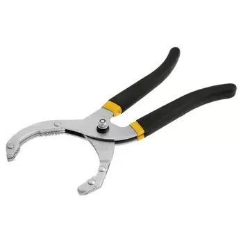 Съемник масляного фильтра ТУНДРА, тип «клещи», обрезиненные рукоятки, 60 - 90 мм