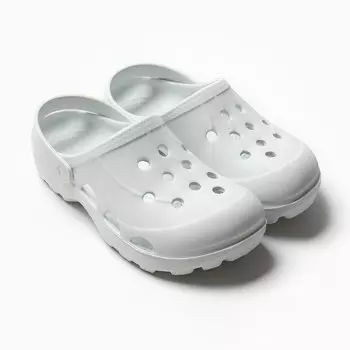 Сабо женские "Ола" цвет белый, размер 38