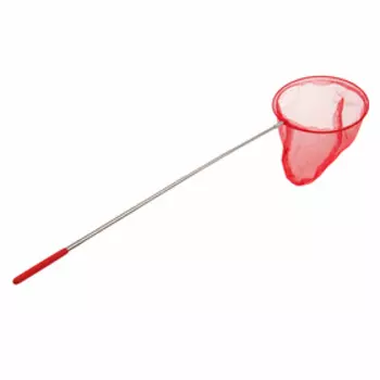 Сачок детский, телескопический, 66 см, диаметр: 19 см, МИКС