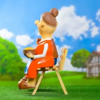 Садовая фигура из полистоуна «Бабка с дедкой», 544822 см