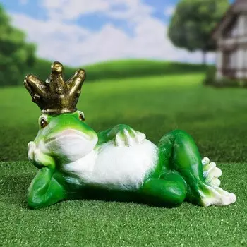 Садовая фигура "Царевна лягушка" 41х28х18см