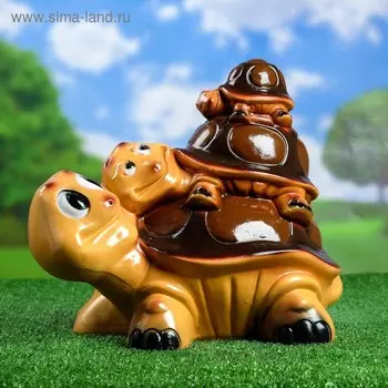 Садовая фигура из гипса «Черепахи», 252431 см