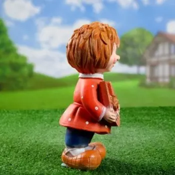 Садовая фигура из полистоуна «Домовичок Счастья», 281113 см