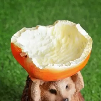 Садовая фигура из полистоуна «Ёжик - поилка», 23 см