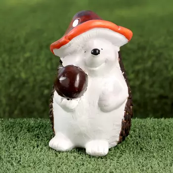 Фигурка "Ежик с яблочком" 10х11х18см ///