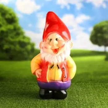 Садовая фигура из гипса «Гном дед», 212443 см