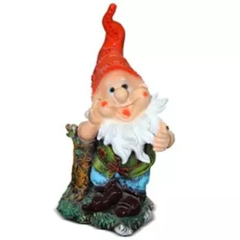 Садовая фигура "Гном мечтатель" 30х25х60см