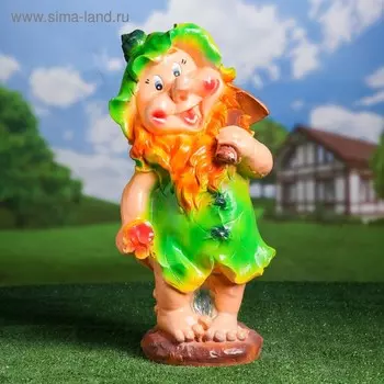Садовая фигура "Гном с киркой" 20х24х52см