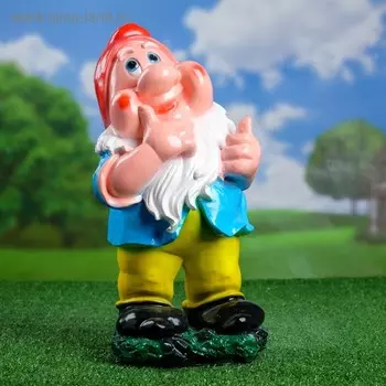 Садовая фигура из гипса «Гном веселый», 431924 см