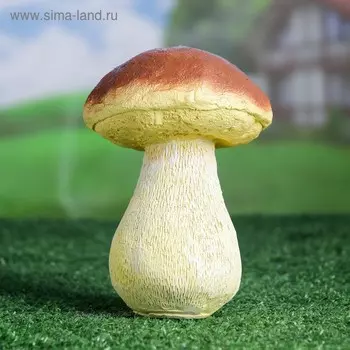Садовая фигура из полистоуна «Гриб белый один малый», 171212 см
