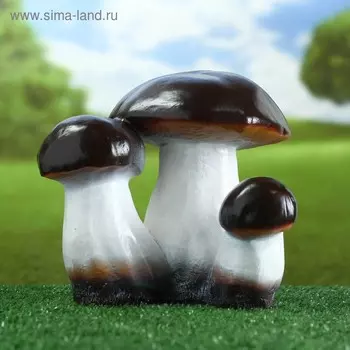 Садовая фигура из гипса «Гриб-боровик тройной», 252323 см