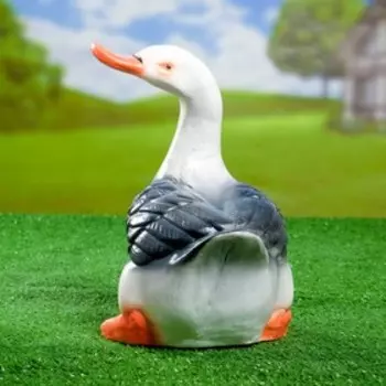 Садовая фигура "Гусь" 19х17х30см