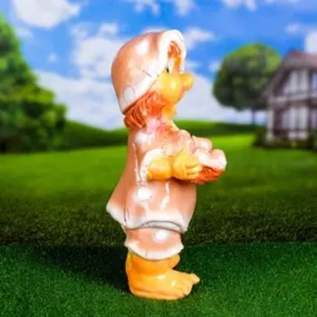 Садовая фигура "Корзинка с грибами" 23х22х50см