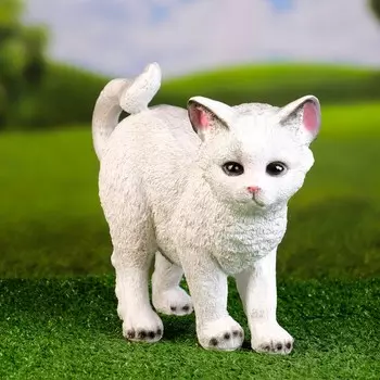 Садовая фигура "Кот Мурзик", 10х30х20 см,