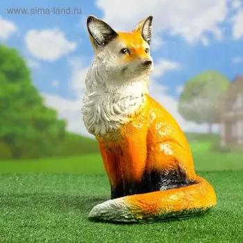 Садовая фигура из гипса «Лиса», 34.51823 см