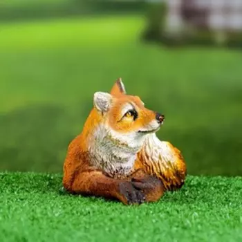 Садовая фигура "Лисичка" 10х18х10см