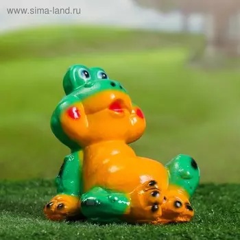 Садовая фигура "Лягушка Анюта" 17х16см