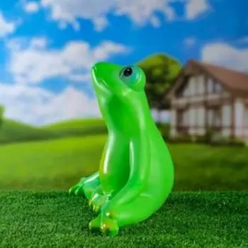 Садовая фигура "Лягушка" глянец 28см