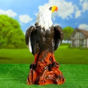 Садовая фигура "Орел" цветной, 64х32х32см