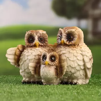 Фигурка полистоун TAKE IT EASY «Семья сов», 18912 см