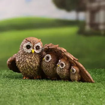 Фигурка "Семейство сов" 21х11х10см