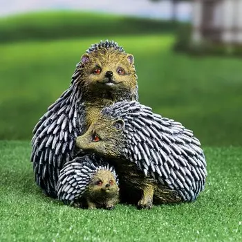 Садовая фигура из гипса «Семейство ежей», 201922 см