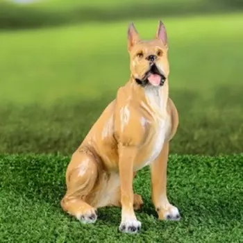 Садовая фигура "Собака боксер"