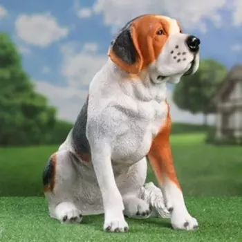 Садовая фигура "Собака Джек" рыжий 47х30х47см