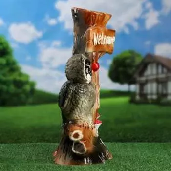 Садовая фигура "Сова Welcome", 60 см