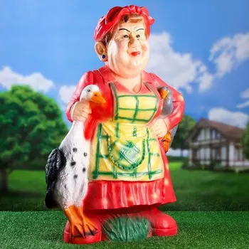 Садовая фигура из гипса «Тёща с гусями», 523379 см
