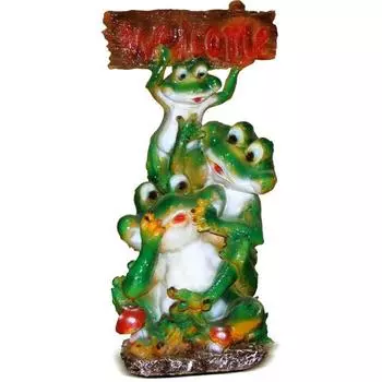 Садовая фигура "Три лягушки" 20х20х40см