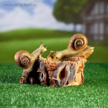 Садовая фигура - кормушка из полистоуна «Улитки», 241514 см