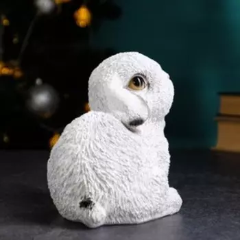 Фигура "Зайка Тошка" белый 16х11х15см