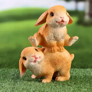 Фигурка полистоун «Зайки прыгуны», 91319 см