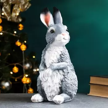 Садовая фигура из полистоуна «Заяц полевой», 332118 см