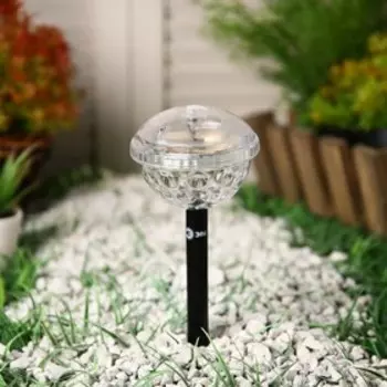 Садовый светильник на солнечной батарее ЭРА, 32 см, IP44, 4 LED, пластик, МУЛЬТИ