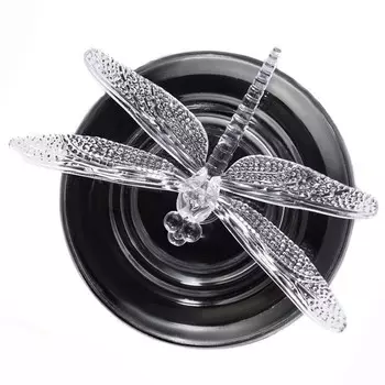 Садовый светильник на солнечной батарее «Стрекоза» Uniel, LED, IP44, 60х100х100 мм, цвет чёрный